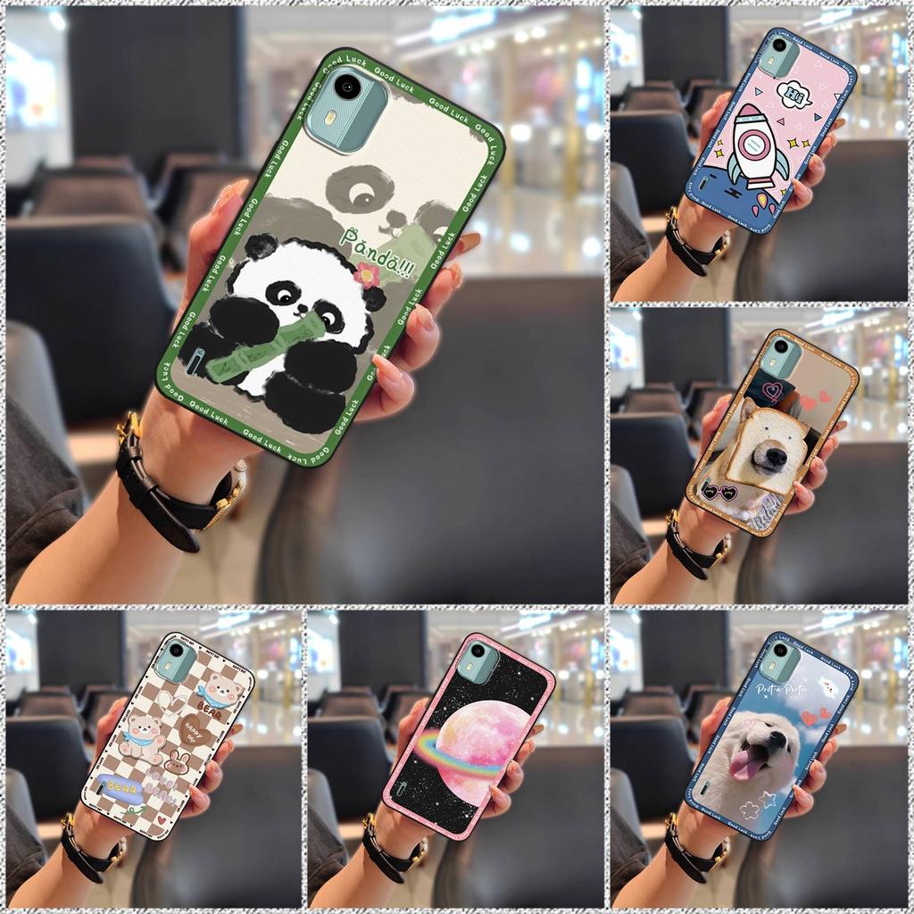Cartoon Phone Protector Phone Case For Nokia C12/C12 Pro/C12 Plus/TA-1535 Durable Cute TPU Silicone Anti-dust Back Cover