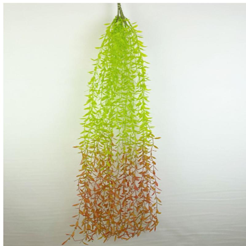 1 шт. Искусственное растение плющ красный зеленый ивовый плющ украшение для дома садовый лист лоза вечеринка подвесное украшение искусственный цветок