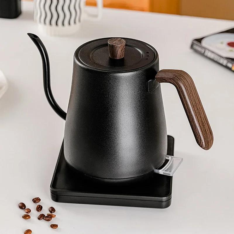 0.8L Gooseneck Electric Kettle 1000W Coffee Pot Electric Water Heater Teapot Portable Slender Mouth Pot 110V