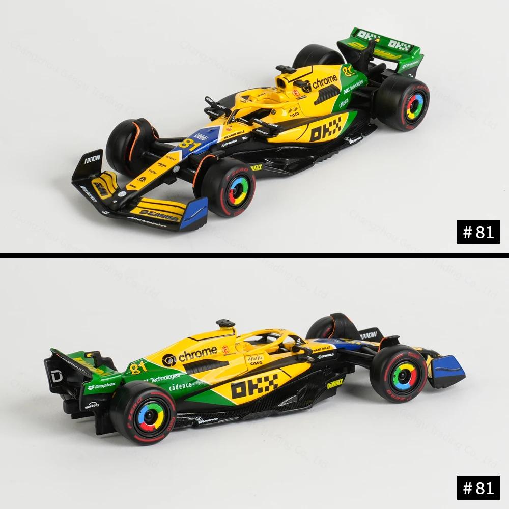 Ббураго 1:43 McLaren 2024 MCL38 F1 Формула 1 Автомобиль Литая Модель Коллекционная Модель Гонки Игрушки