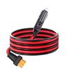 Удлинительный кабель-адаптер от прикуривателя к XT60, 14AWG 5/10/20 футов, 12В 24В, автомобильный/грузовой зарядник и кабель с разъемом XT60 (мама) для электростанций и