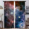 Космическая туманность затемняющие шторы для гостиной оттенки оконные шторы перегородки домашний интерьер шторы 2 шт кухня элегантный