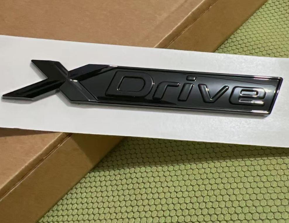 Cxjva7 1 шт. Новые Черно-Хромированные Нижние Буквы Крыла Эмблемы XDrive для 1 3 4 5 6 7 Серии X1 X3 X4 X5 X6 Z4 GT Значки X Drive