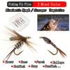 6/10Pcs/Box Biomimetic Wet Fly Flies Fishing Flies Artificial Insect Hook Bait Mosquito&Nymph Fly Fishing Trout Lures