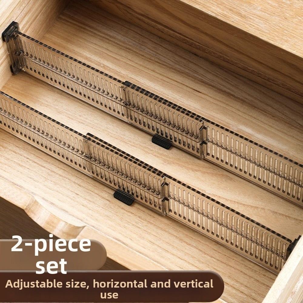 2/4/6Pcs Adjustable Drawer Partition Board 10.8-20inch Drawer Divider Organizers Bedroom Dresser
