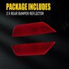 Pair Rear Bumper Reflector Light Lamp Left&Right For 2013 2018  Escape SEL V