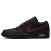 Air Jordan 1 Back To The Past A Низкие Винтажные Баскетбольные Кроссовки Мужские Черно-Красные 553558-093(Команда990-А)