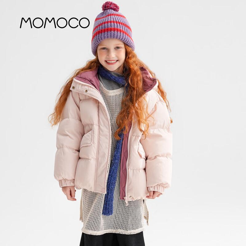 Зимняя пуховая куртка для девочек MOMOCO с рисунком кошки