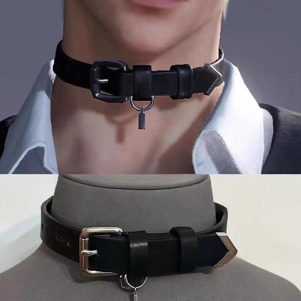 Chic Spicy Girl Leather Bell Choker Necklace – Unique Minority Design