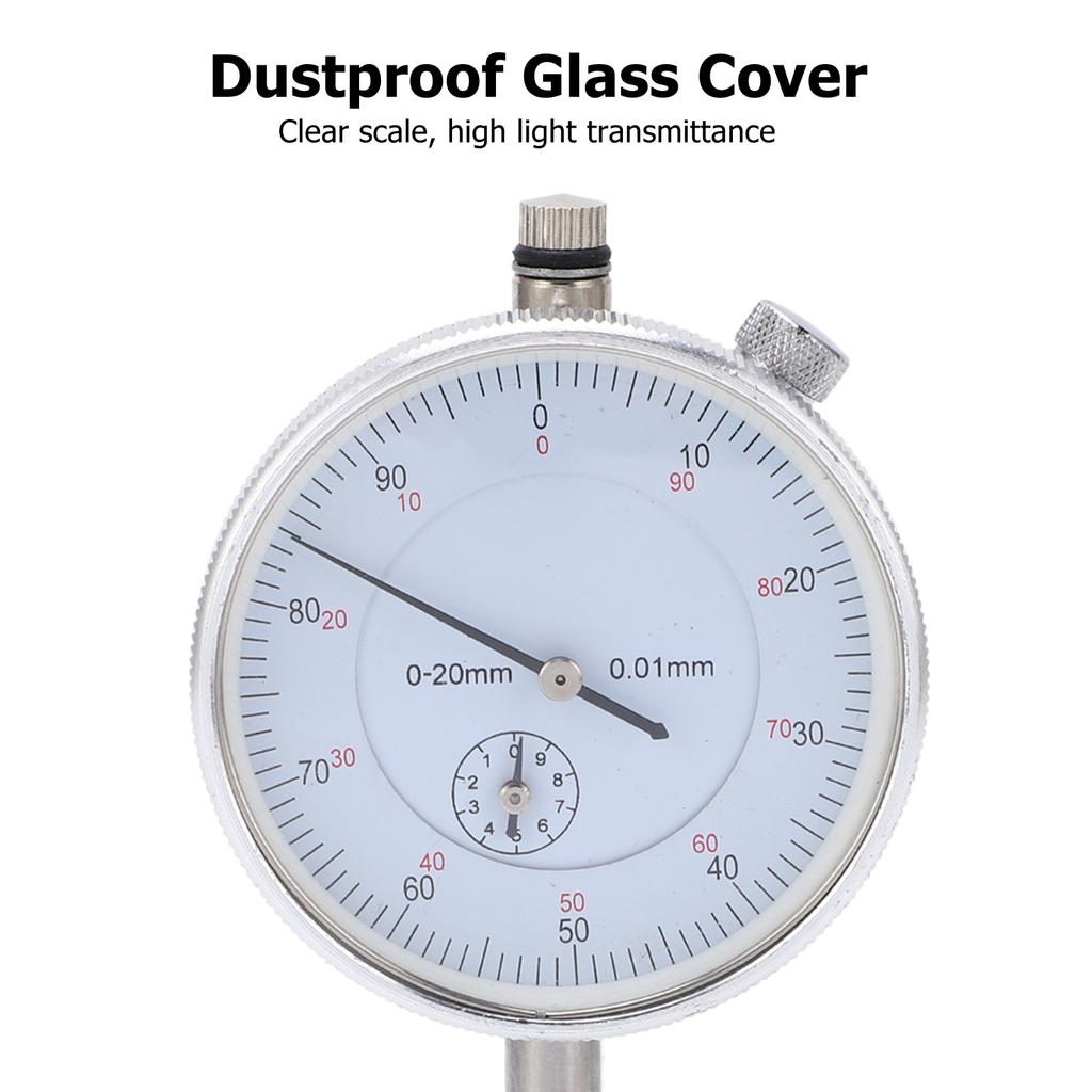 0.01 Resolution High Accuracy 0-10mm Pointer Indicator Gauge Precision Meter Measurement Instrument Tool Accessories