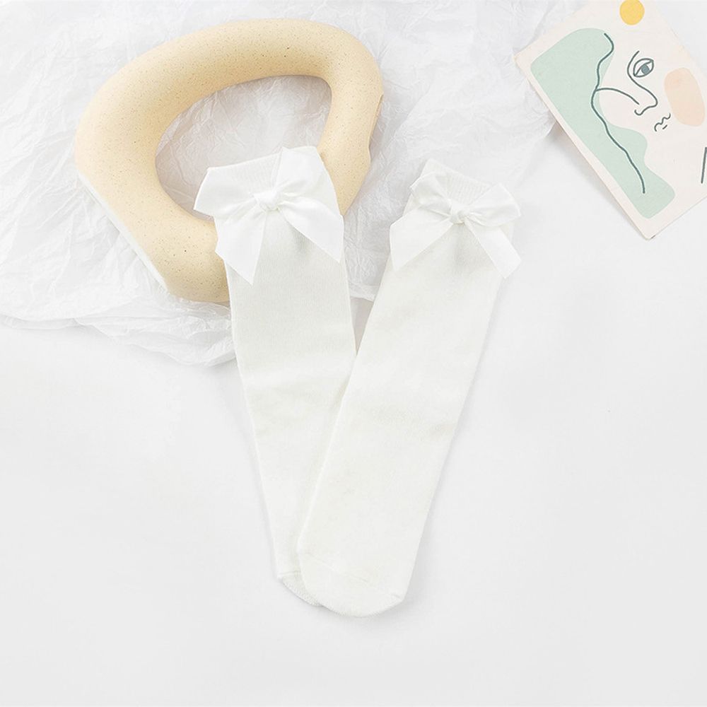 Lolita Autumn Winter Summer Toddler Socks Children' Socks Long Tube Socks Knot Socks Cotton