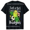 Funny Budgie Budgerigar Birds Lover Classic Graphic Tshirts Unisex Fashion Casual Tshirt 100 Cotton Loose Oversized T Shirt