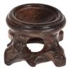 1Pcs Wood Display Stand Base For Crystal Ball Sphere Globe Stone Decoration Crafts Figurines Miniatures Ball Holder Bracket