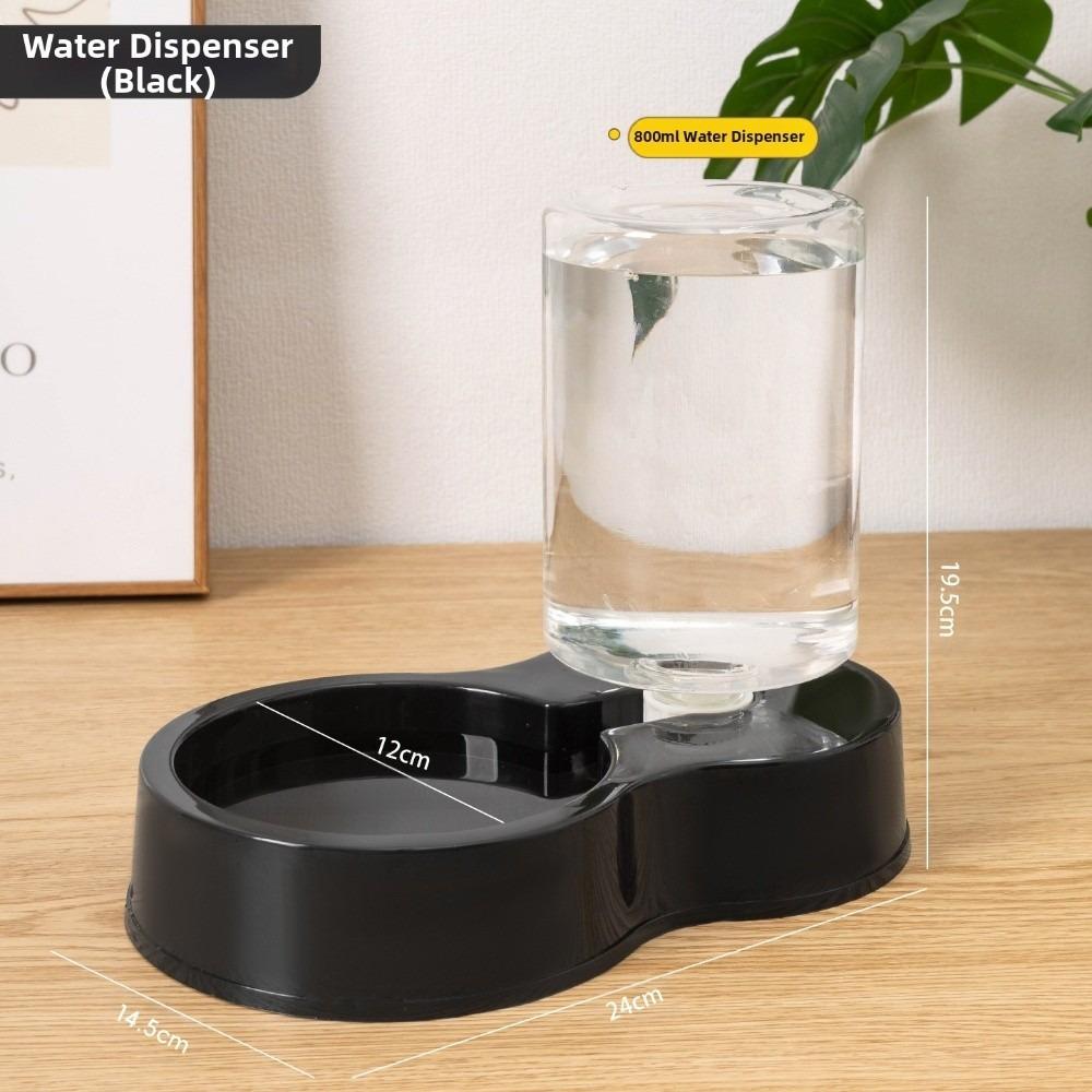 Набор мисок для кошек и собак большой вместимости, диспенсер для воды и кормушка 800 мл, интегрированная миска для корма для домашних животных