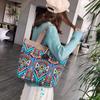Women Canvas Bags Casual Large Daily Shoulder Tote Shopper Handbag Simple Hobo Bags 1Pcs
