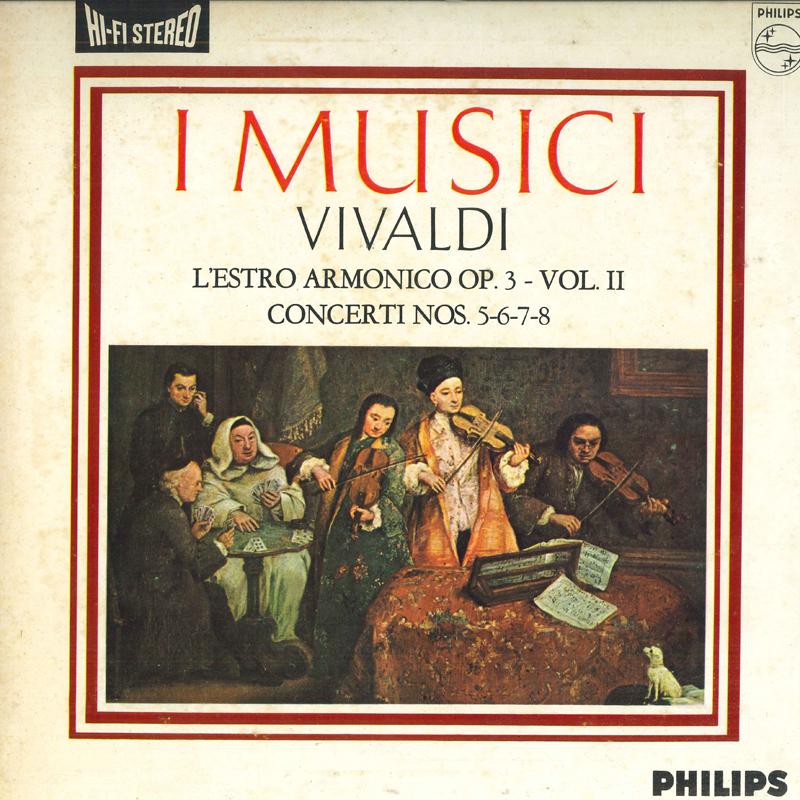 LP Пластинка I MUSICI - L'estro Armonico, Op.. 3 - Том. Ii: 835163AY PHILIPS Южная Корея Классический Б/У