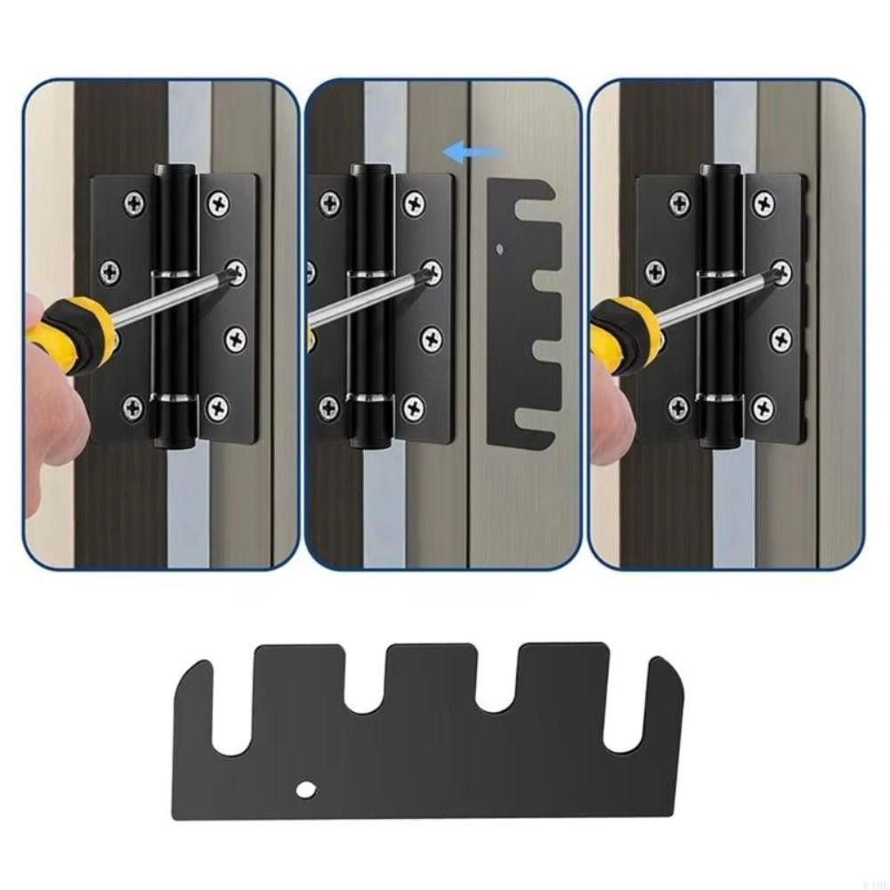 10 шт. Прочный материал Дверные петли Прокладки 4 дюйма Пластиковые Регуляторы зазора Шкафные двери