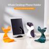Phone Holder Creative Universal Shape Edge High Stability Smooth Cell Reusable Whale-Shaped Stand Phone Tablet Holder