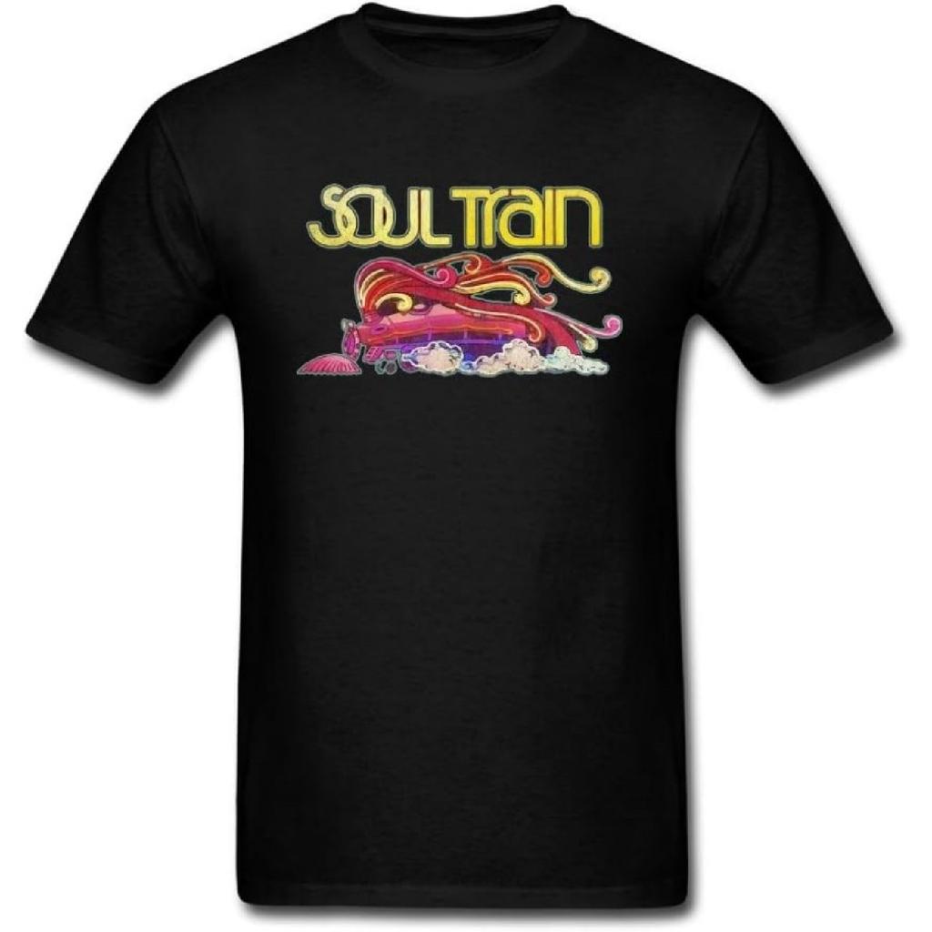 JuDian Soul Train Logo Art T Shirt for Men S