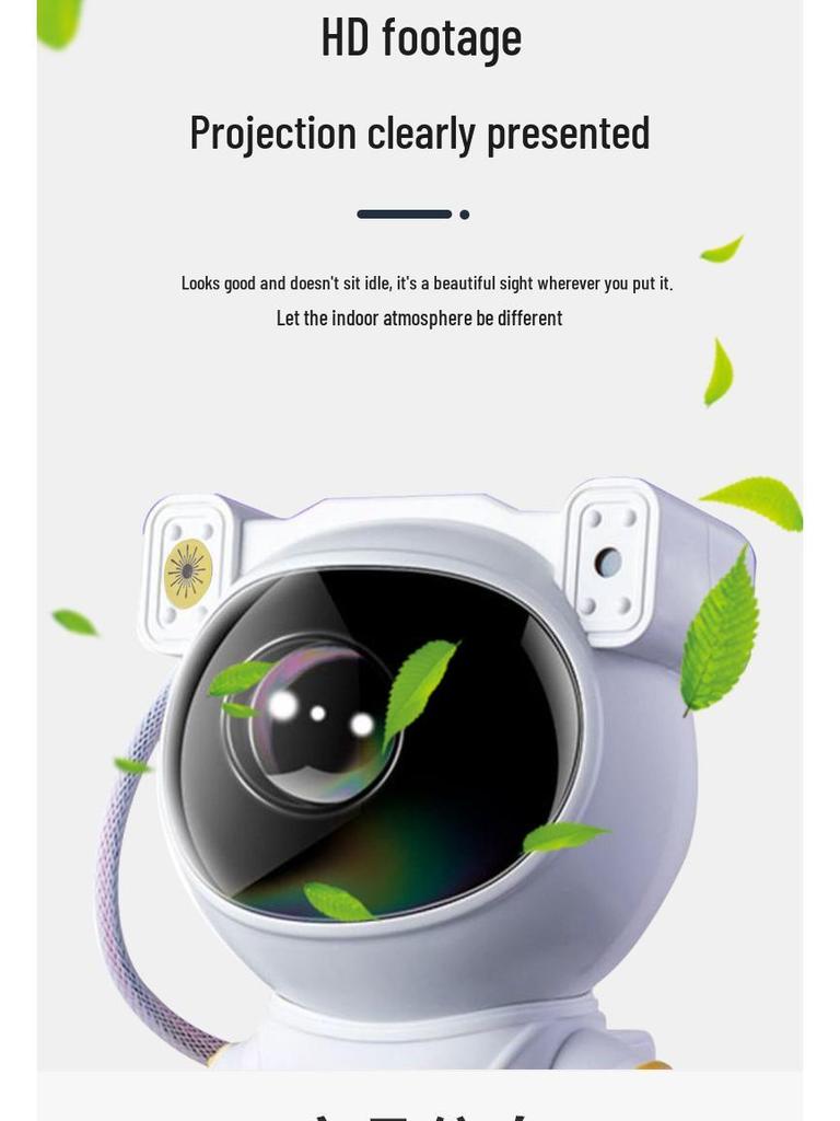 Astronaut Starry Sky Projector: Creative Bluetooth Night Light & Gift for Kids