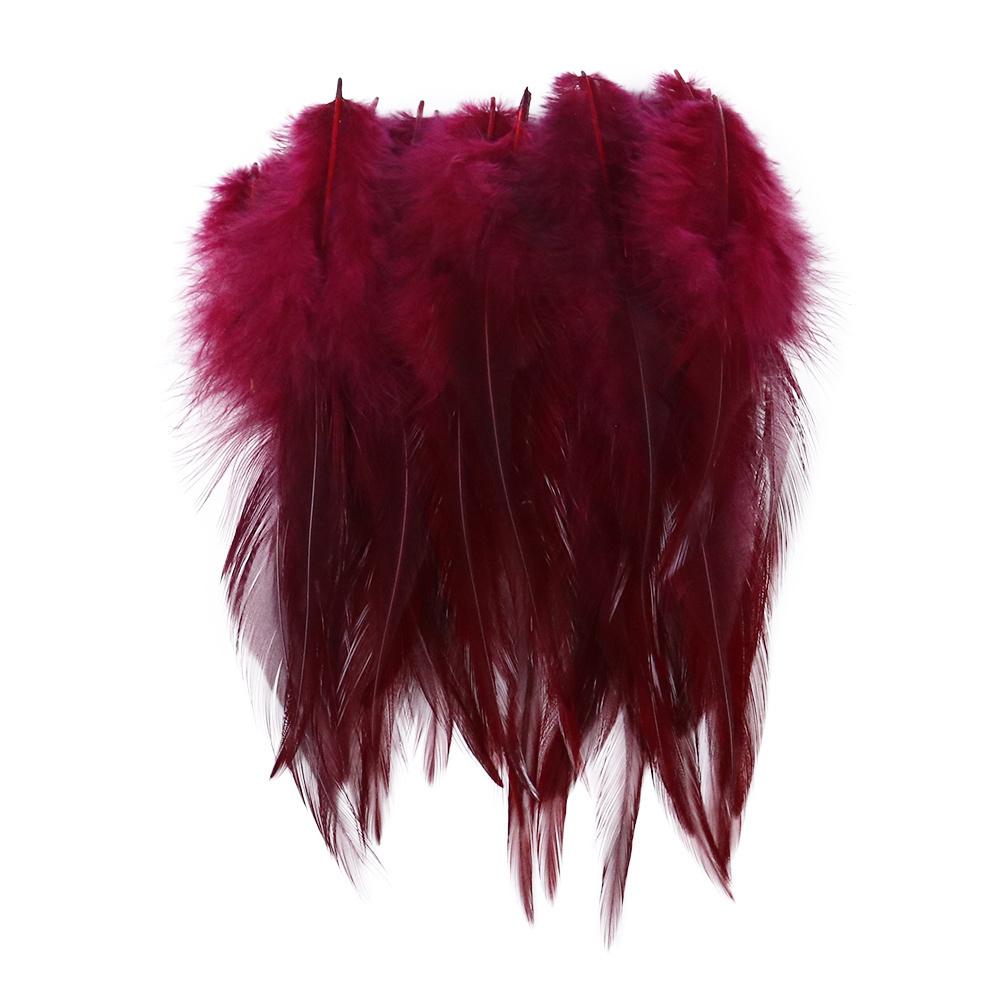 50 шт. Пушистые натуральные петушиные перья для поделок, DIY аксессуары 8-15 см, куриное перо, материалы для вязания мушек, швейная декорация, плюмаж