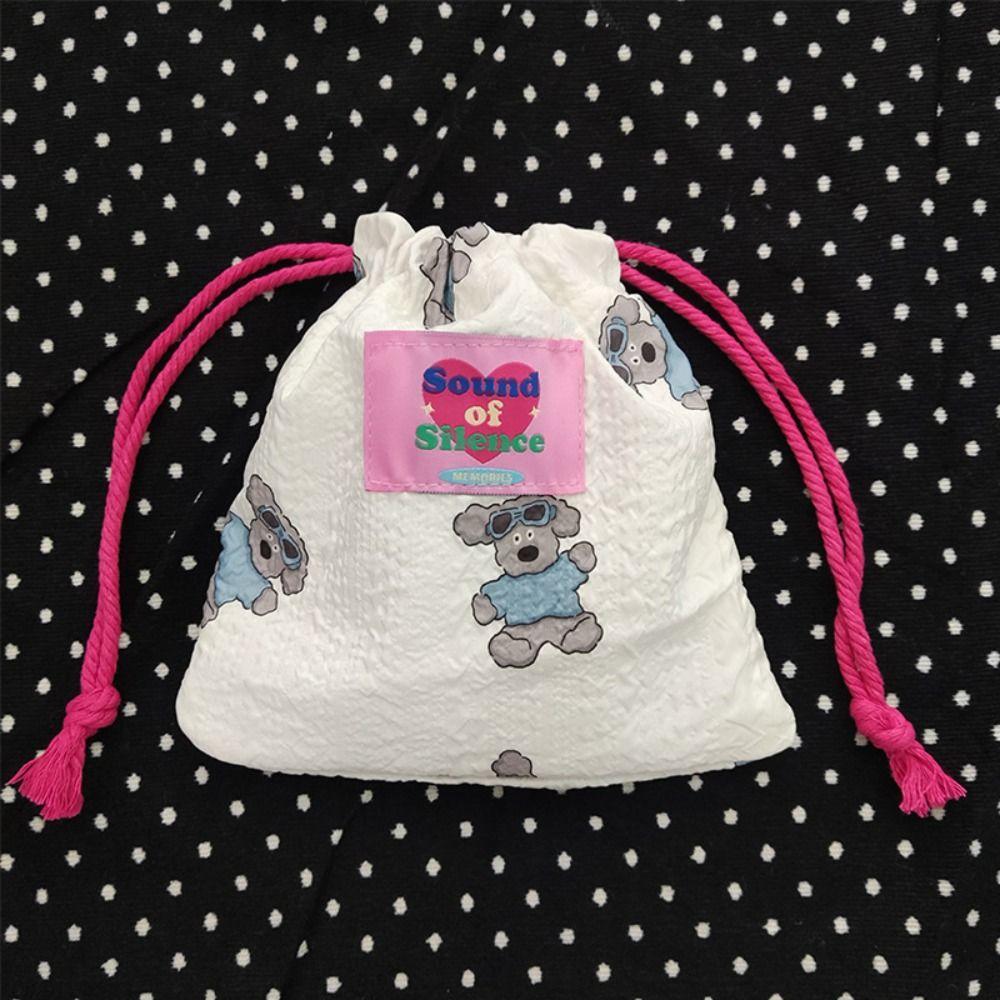 Мультяшная косметичка для хранения Y2k для девочек, новая пенопластовая сумка на шнурке