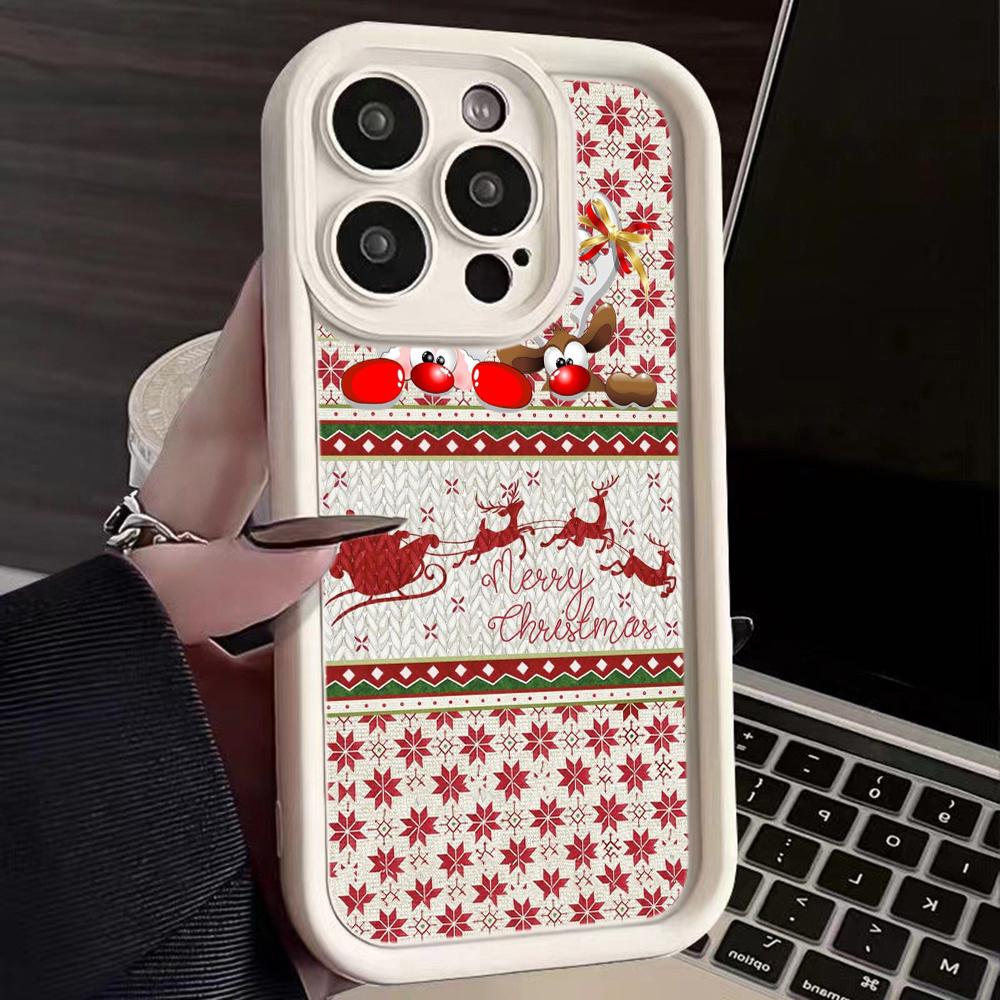 Мягкий чехол Sky Eye Ladder для Xiaomi 14T Redmi 13c 14c Note 13 Pro Все модели Xiaomi Redmi Чехлы для телефонов NY33 Счастливого Рождества Санта-Клаус Рождественская елка