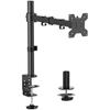 Table Mount - AISENS - DT32TSR-277 - Swivel and Tilt - 10 Kg - Black