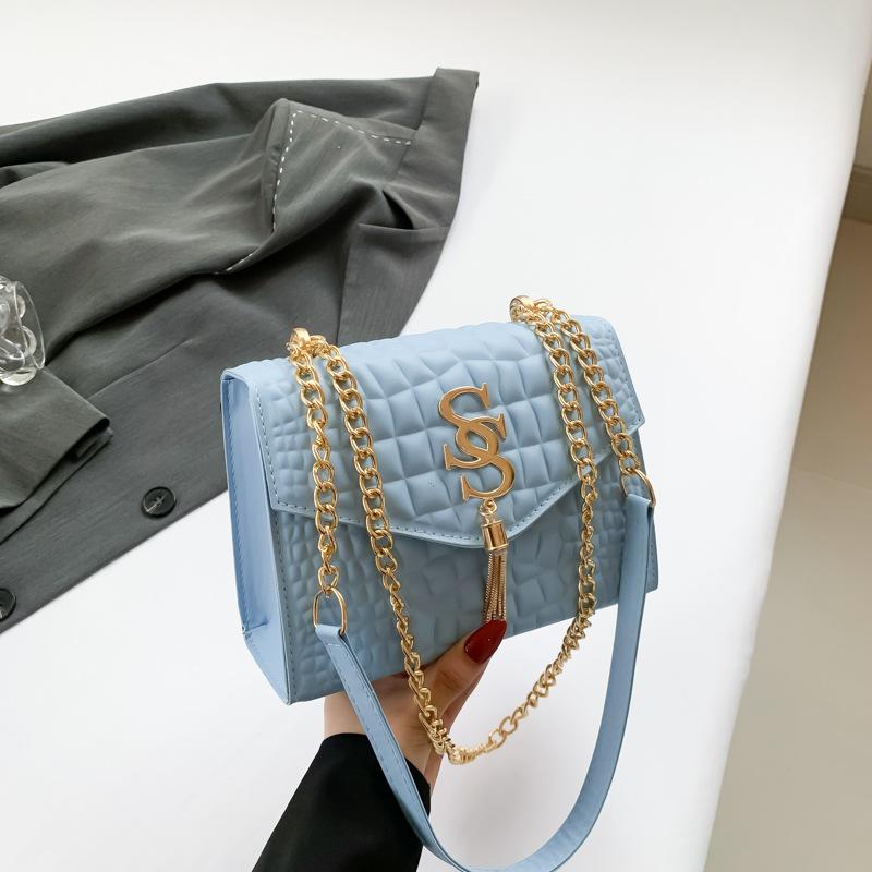 Сумка Niche Design для женщин, новая модная, высококачественная, простая сумка через плечо, маленькая квадратная сумка на цепочке