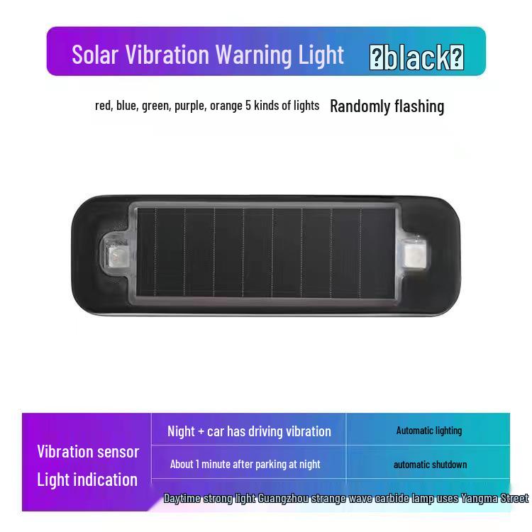 Wireless Solar LED Rear-End Collision Warning Light for Cars, Motorcycles, & Bicycles