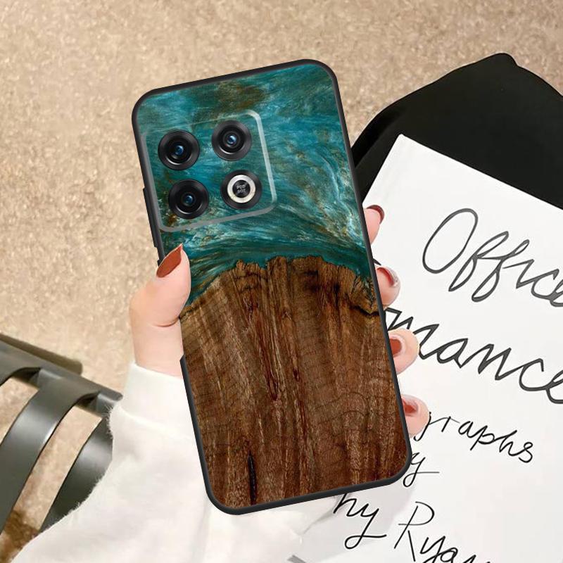 Защитный деревянный кейс из смолы для путешественников для OnePlus 15 15R 13 13R 13T 12 12R 11 10 Pro 8T 10T Nord 5 CE 2 3 4 Lite N20 N30 Чехол