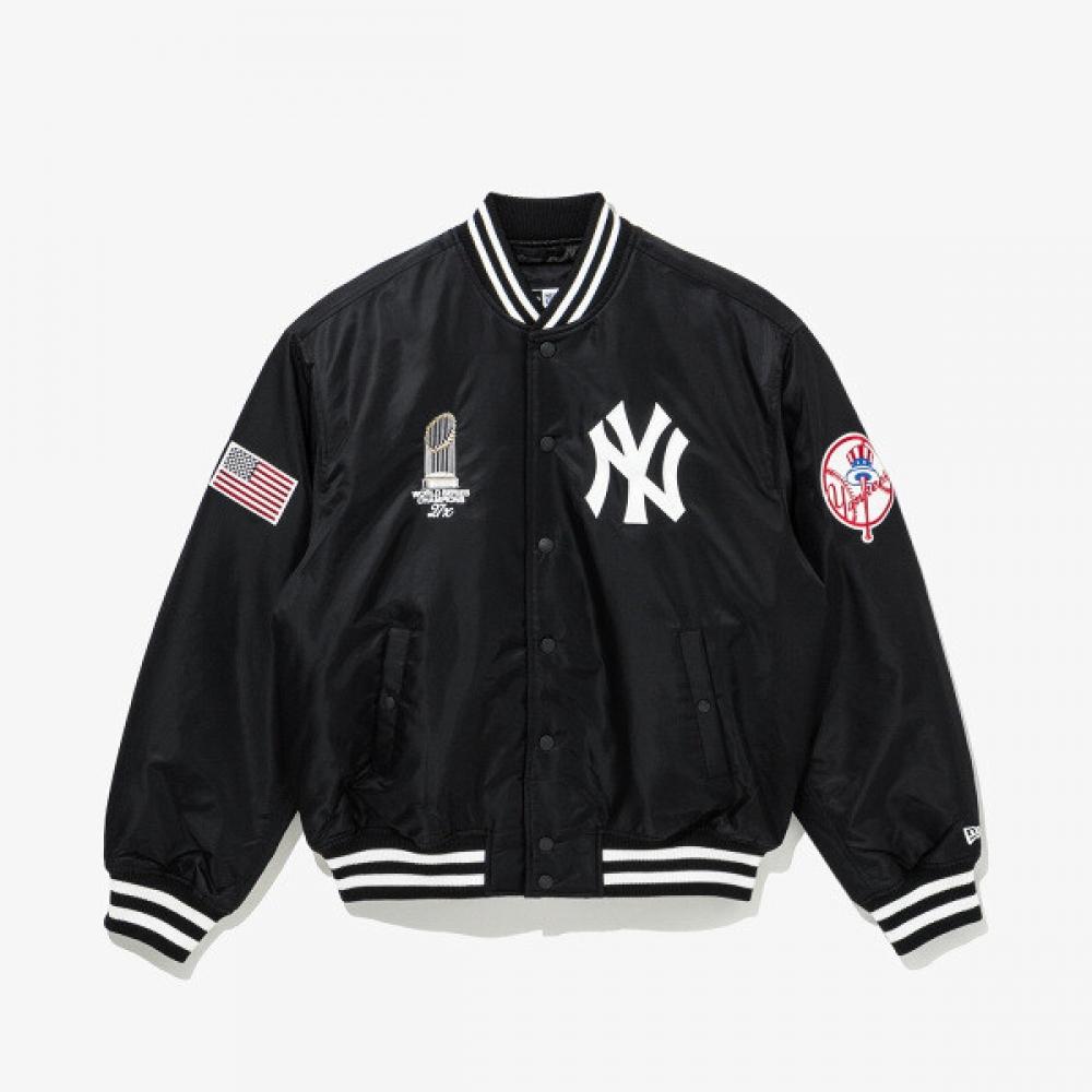 New Era Mlb New York Yankees World Series Champions Jacket Black 14742013