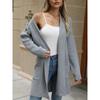 Women's Autumn and Winter Cardigan Casual Loose Lapel Long Sweater