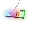 SteelSeries PRISMCAPS Double Shot Prince Style Keycaps Durable PBT Thermoplastic Elastomer Compatible with a Wide Range of Mechanical Keyboards White