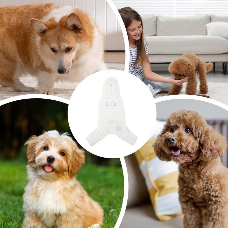 Зимняя одежда для собак Флисовая толстовка для собак Водонепроницаемая толстовка для маленьких собак Зимняя одежда для питомцев Утепленная зимняя куртка для собак для дома