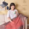 Winter USB Electric Heated Blanket Wearable USB Heating Shawl Portable Body Warmer Blanket for Home Office Sofa Shawl