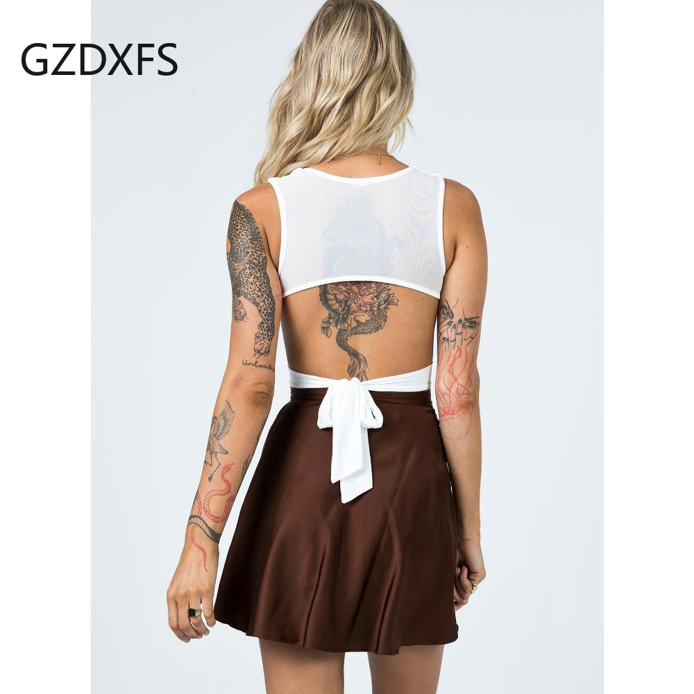 Сплошная цветная юбка с высокой талией, модная цельная короткая юбка на шнуровке, шифоновая атласная юбка с запахом