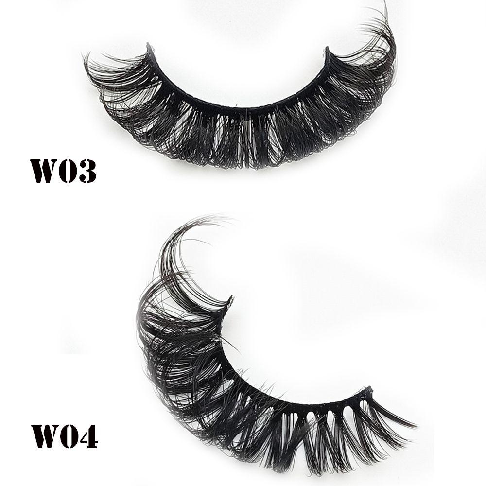 10 Pairs Eye Lashes Natural Long Wispy Volume DD Curl False Eyelashes Russia Volume Faux Mink