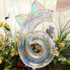 0-9 Number Balloon Decorative Birthday Party Balloon Bowknot Balloon Photo Props  Anniversary