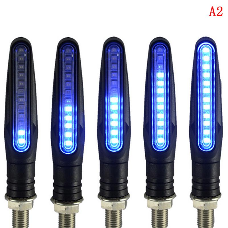 1шт универсальный плавный мотоцикл светодиодный индикатор указателя поворота