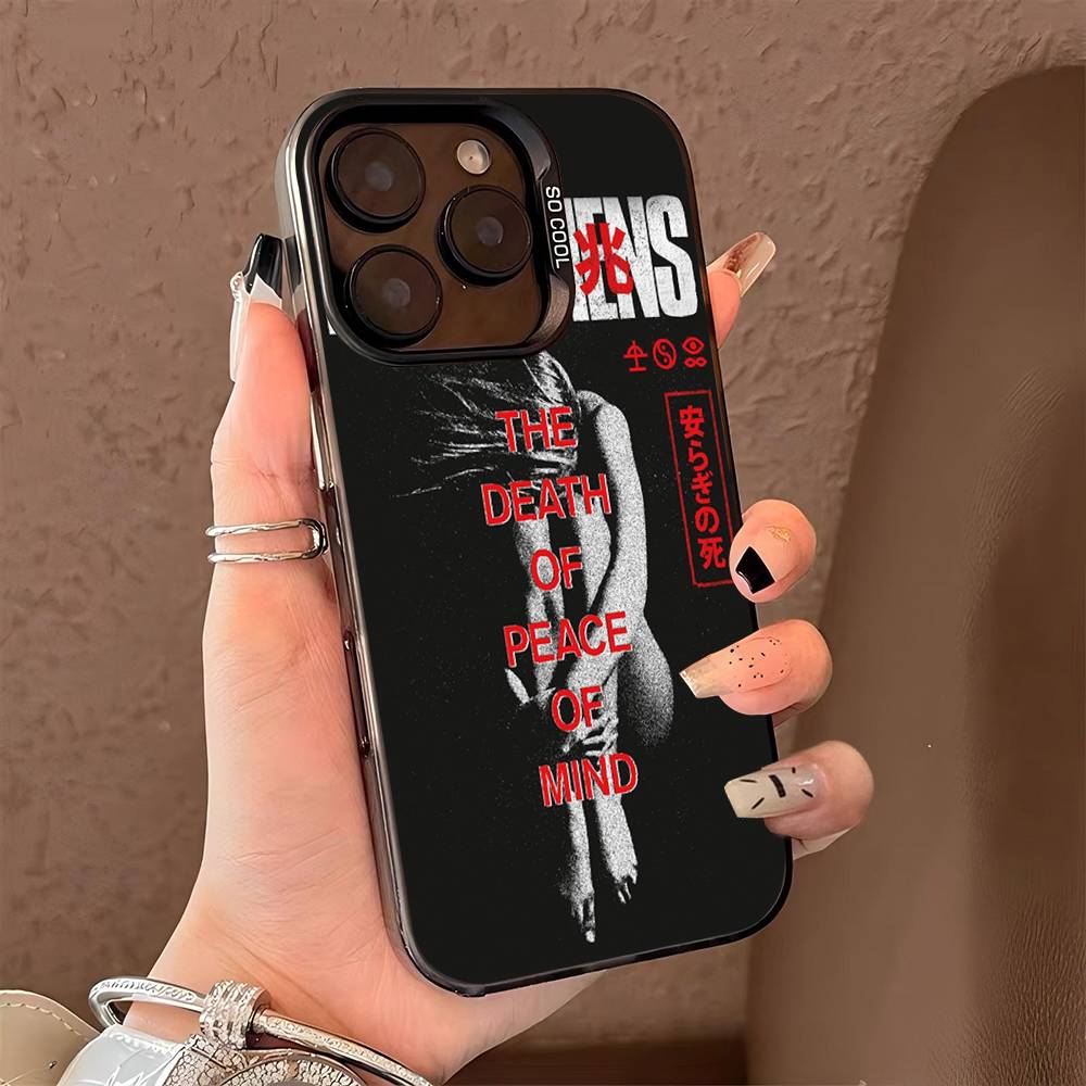 Rock Band Bad O-Omens Phone Cover For IPhone 16 15 14 13 12 11 17 Pro Max Plus Color Silver Shell