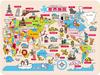 Wooden Educational Puzzle World Map