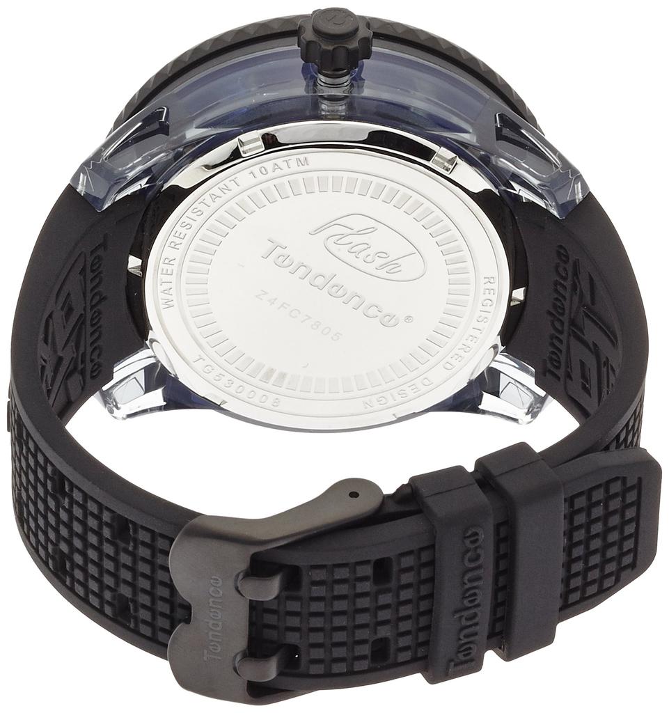 Часы FLASH Flash Blue Dial Stainless Steel Mineral Glass Quartz 51MM Watch TG530008 Black [Tendence] Мужские [Товар]