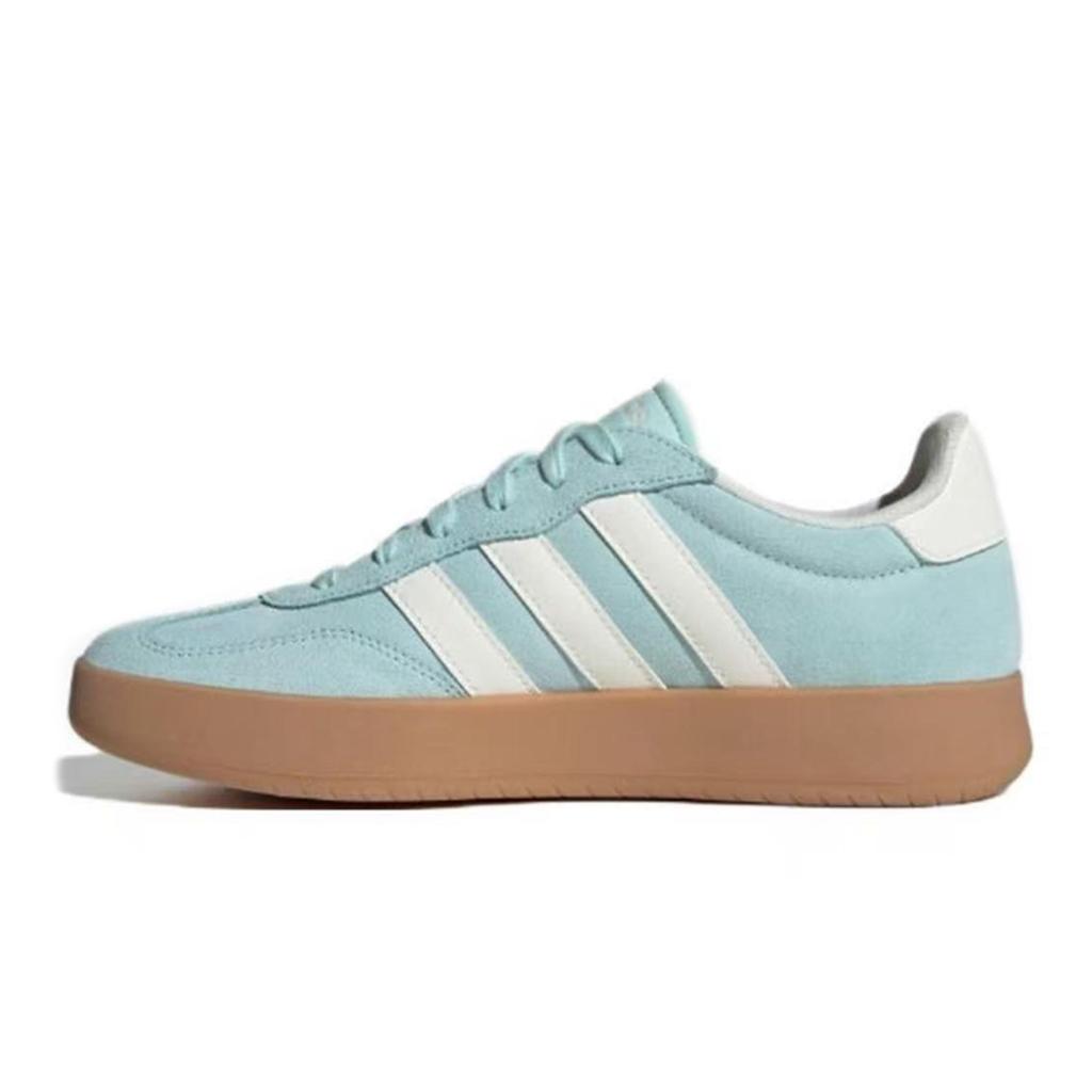 adidas BARREDA REGO Хот-дог, Сине-коричневые с следами потертостей, Низкие, Устойчивые к истиранию, Скейтбордические кроссовки, Унисекс, Коричнево-синие JQ4238(Команда1189-)