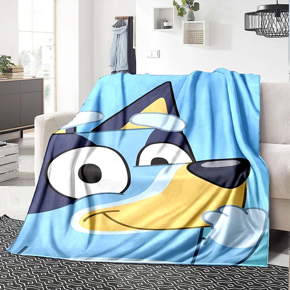 1pc B-Blucy Blanket, Gift, for Men and Women, Soft Blanket, Good for Sofa Bed Couch Travel, Lightweight Flannel Blanket