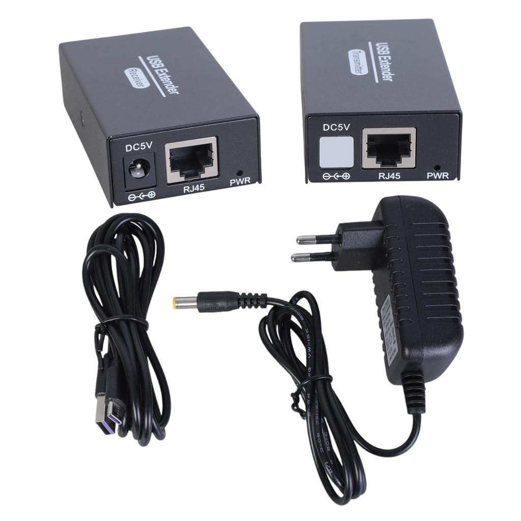 HDTV KVM USB-удлинитель 150 м, 3 USB-порта, Plug and Play для клавиатуры и мыши, USB через Ethernet, передатчик и приемник