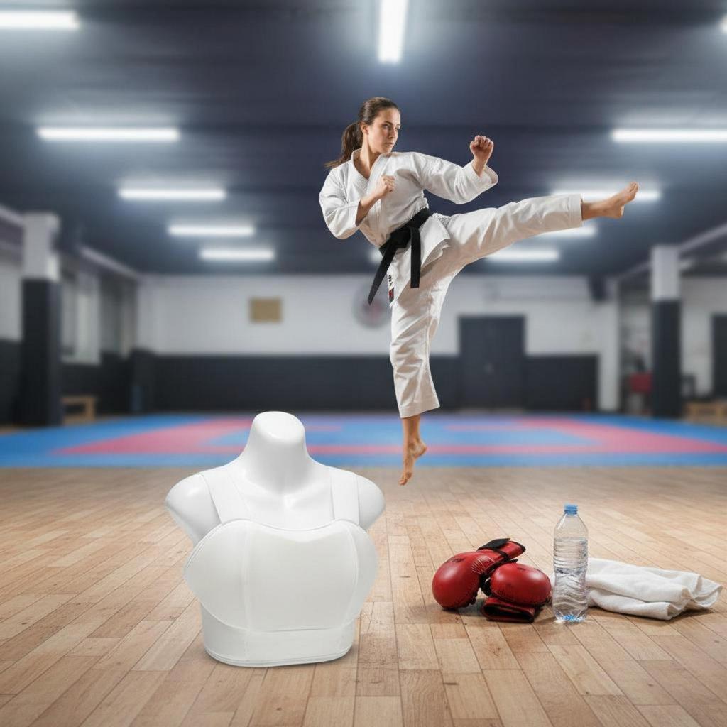 Karate Protectors Women Chest Guard Xxl Body Protection Foam