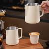 Stainless Steel Milk Frothing Pitcher Espresso Coffee Barista Craft Latte Cappuccino Frother Jug Pitcher Measurement Lines Cup