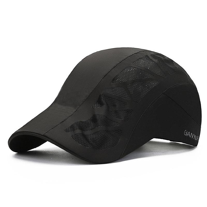 Мужские козырьки Летние Быстросохнущие Водонепроницаемые Snapback Козырек Женская Шляпа от солнца Печать букв K-pop Мода Дышащая Регулируемая