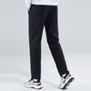 Anta Тренировочная серия однотонные повседневные спортивные длинные брюки с буквенным принтом мужские низы черного цвета 152317315-1